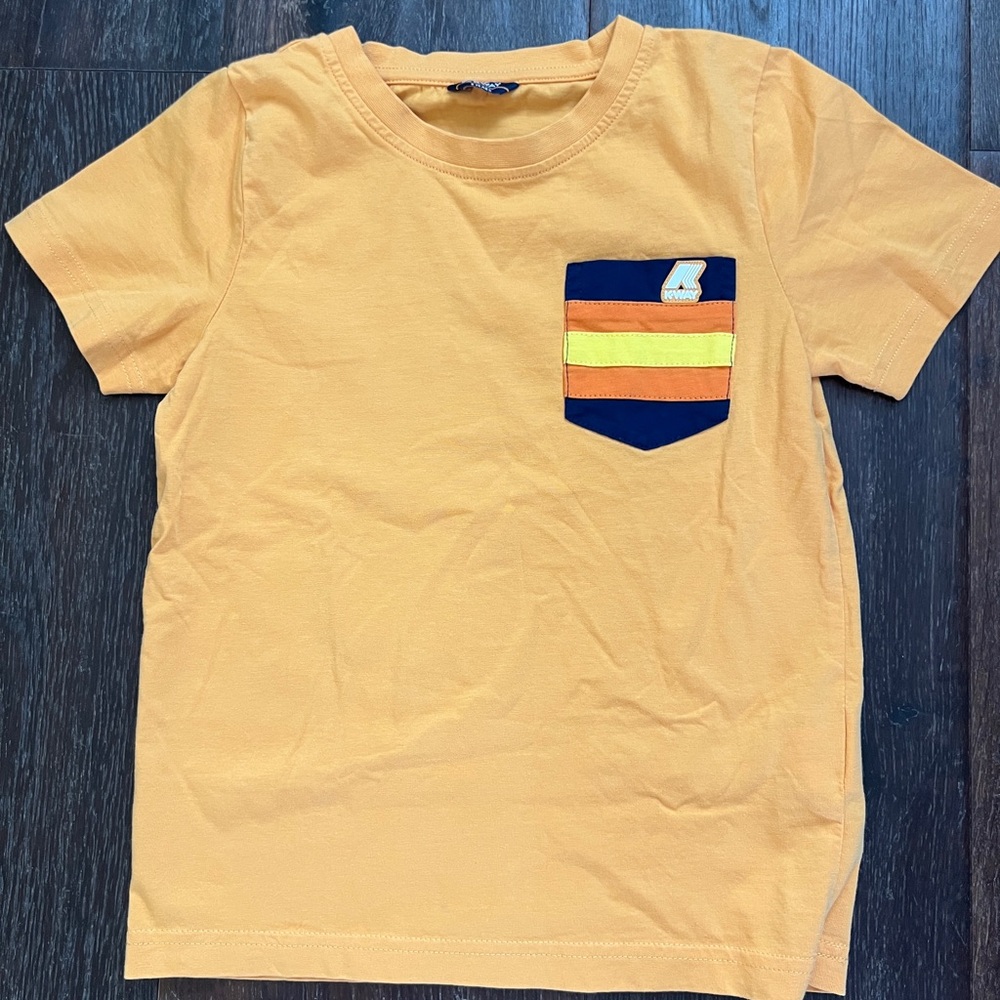 K-Way Orange and Blue Short Sleeve Tee